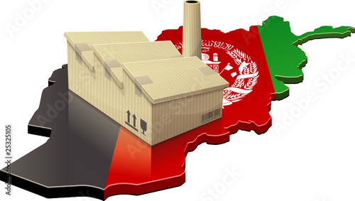 Afghanistan et usine délocalisée (détouré)