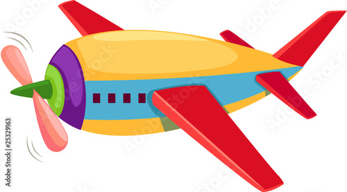 Airplane with blank banner