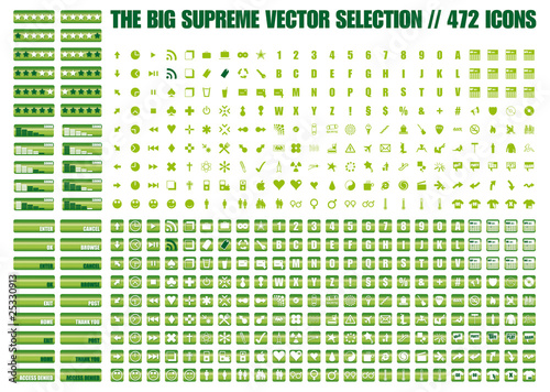 BIG SUPREME VECTOR SELECTION // GREEN