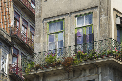 balcony in Porto, Portugal