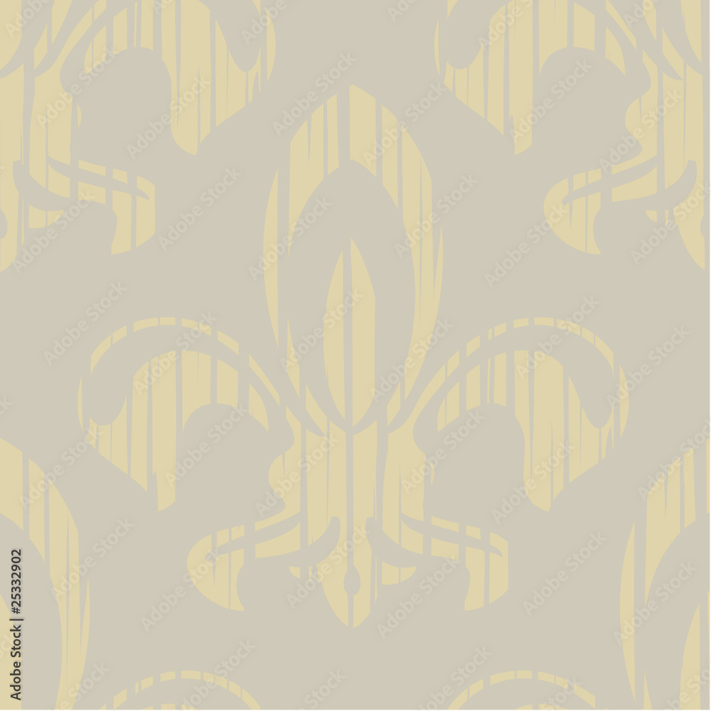 Fototapeta premium royal lily style seamless background