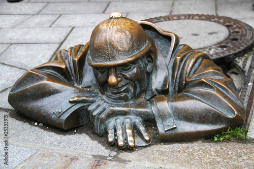 bratislava,statue de cumil