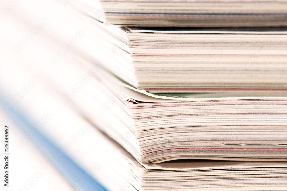 Stack of magazines Stack of magazines