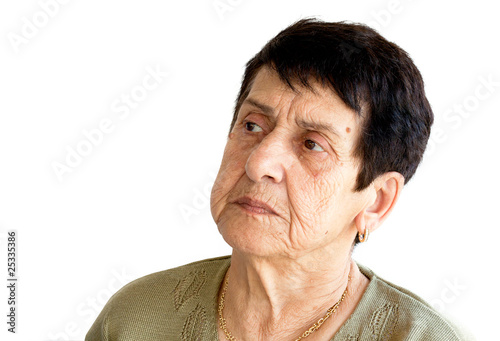 Old Angry Woman Portrait