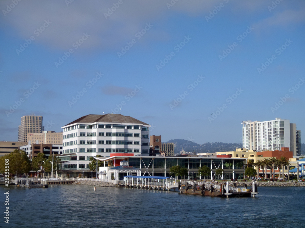 Oakland Jack London Square Ferry Dock from the water
