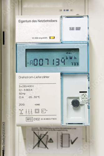 Stromzähler für Solarstrom, electricity meter