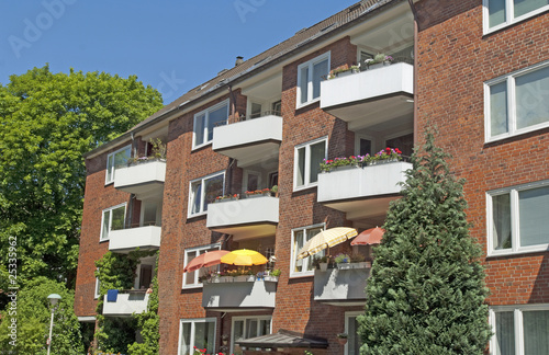 Wohngebäude in der Kieler Innenstadt