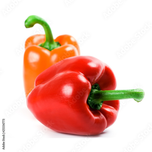 two bell peppers