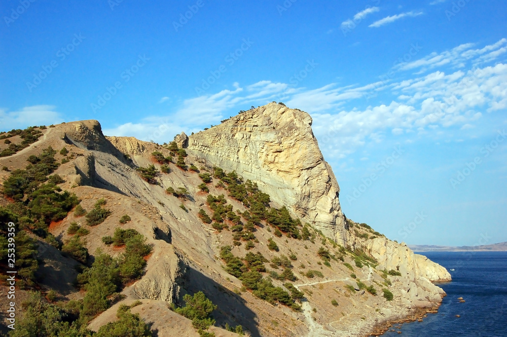 Rock and sea, Noviy svet, Crimea, Ukraine