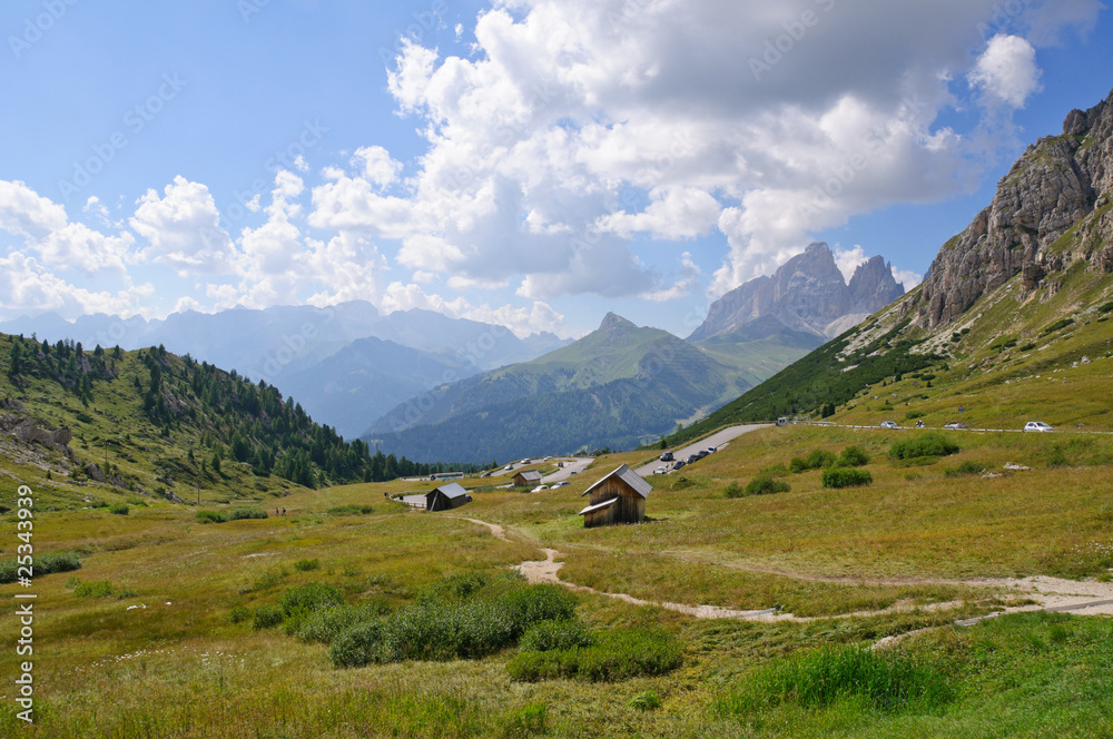 Pordoi pass - Dolomites, Italy