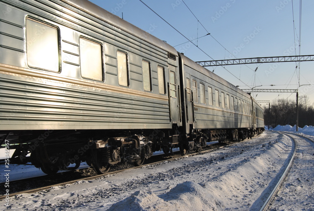 Obraz premium Поезд.Train