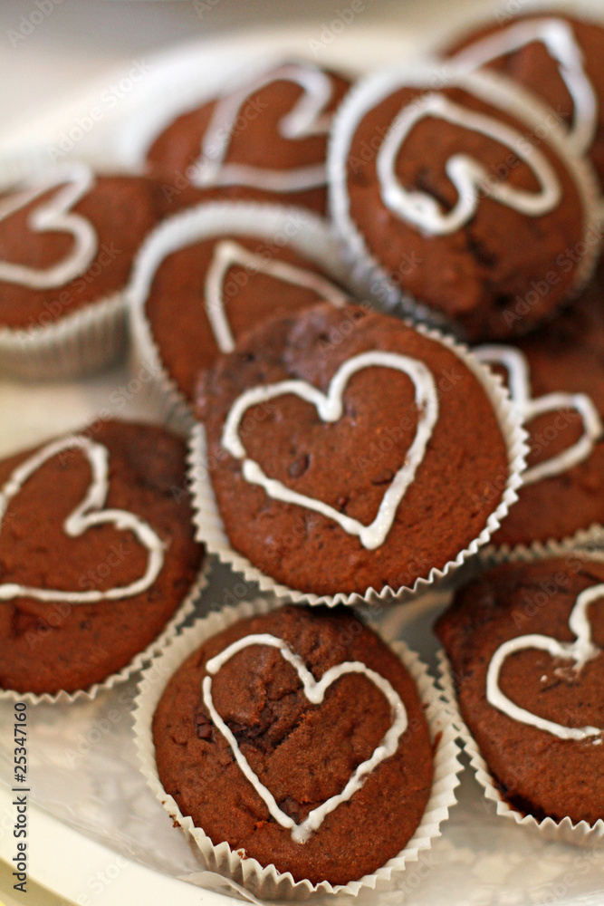Muffin mit Herz Muffin mit Herz