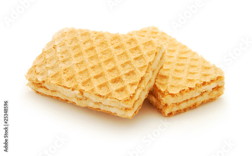 wafers with cream
