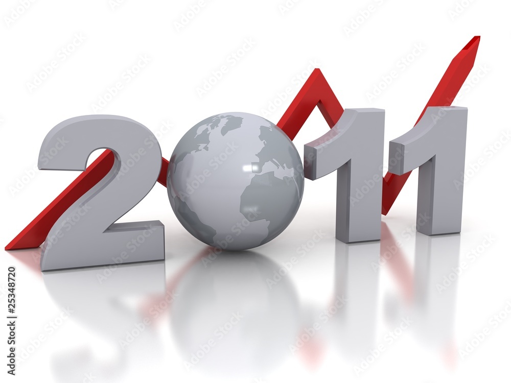 New Year 2011 concept