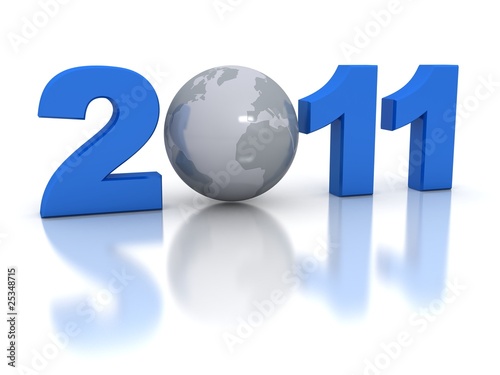 New Year 2011 concept