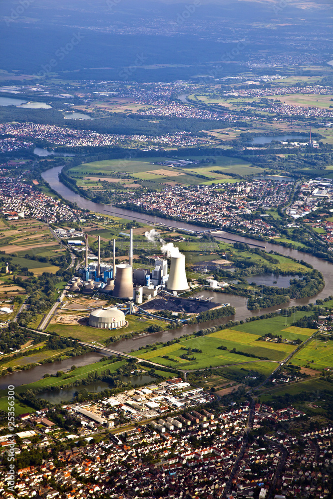 Obraz premium nuclear power plant