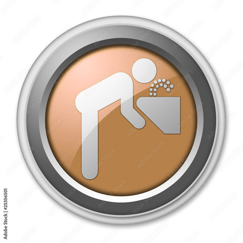 Bronze 3D Style Button Bronze 3D Style Button