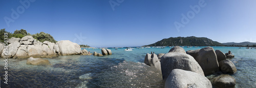 Panorama de la plage de santa-guila photo