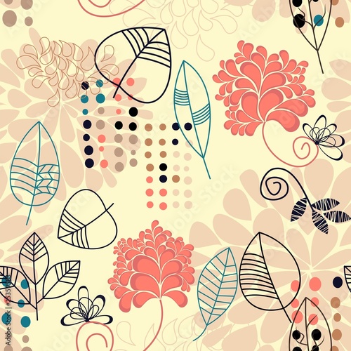 Autumn seamless pattern