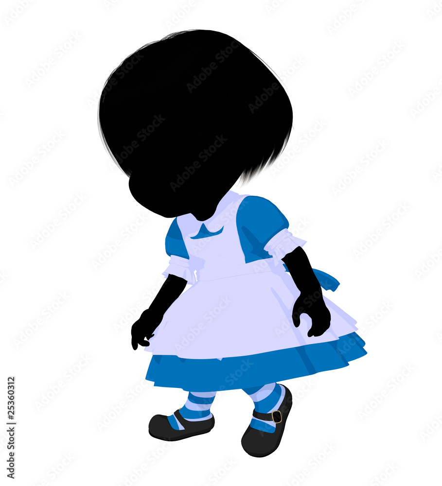 Little Alice In Wonderland Silhouette Little Alice In Wonderland Silhouette