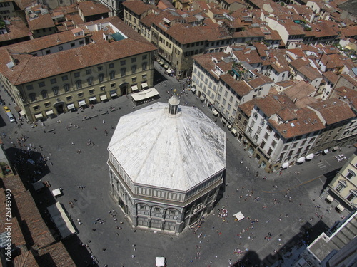 Florence Baptistry from above