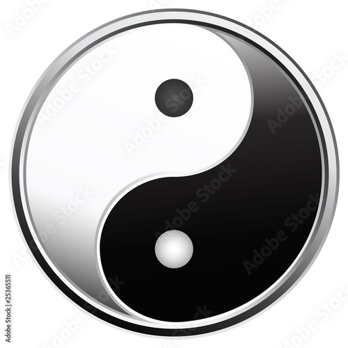 yin yang button