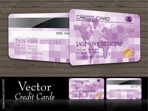 vector credit cards
