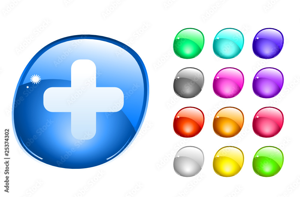 Fototapeta premium Buttons for web