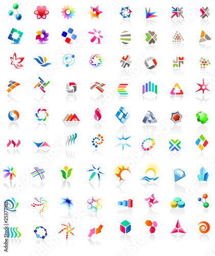 72 different colorful vector icons (part2)