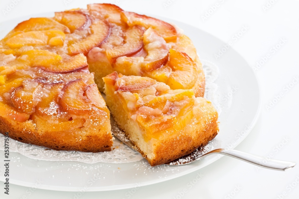nectarine upside-down cake nectarine upside-down cake