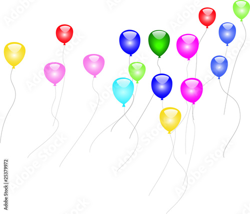 fliegende Luftballons