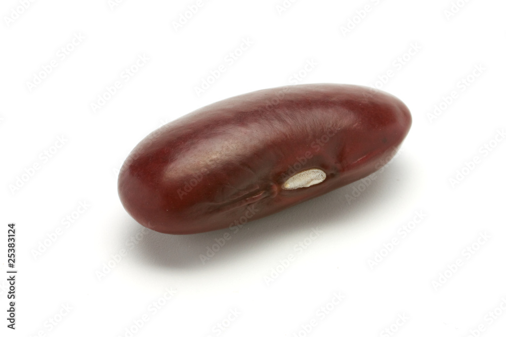 Grain red beans closeup