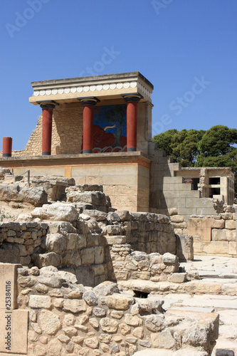Ruins of city of Knossos