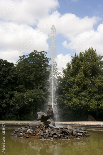 Wasserspiel im Schlosspark Ballenstedt