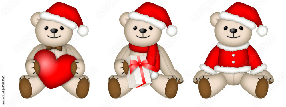 クマのぬいぐるみ クリスマス クマのぬいぐるみ クリスマス