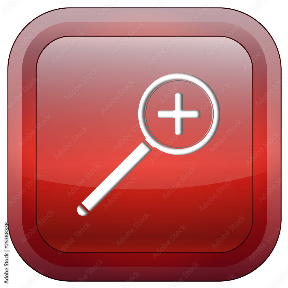 Obraz premium Magnifier button