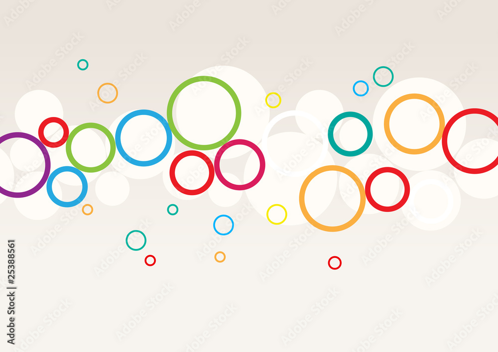 Colorful bubble background Colorful bubble background