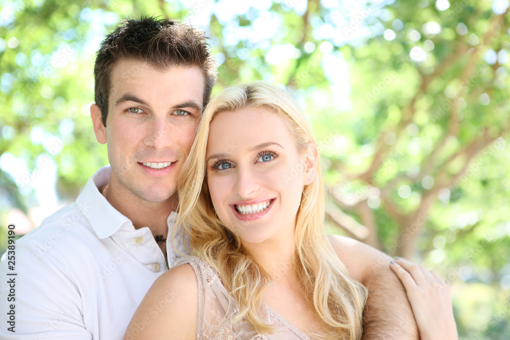 Fototapeta premium Attractive Man and Woman Couple