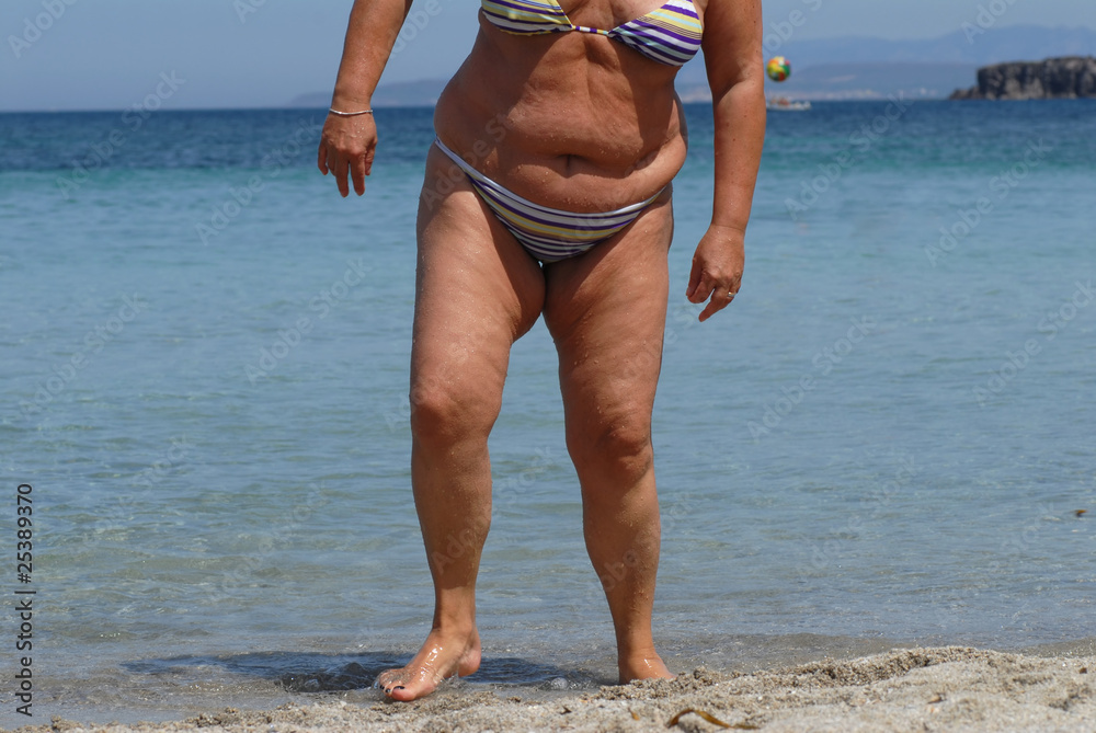 donna grassa Stock Photo | Adobe Stock