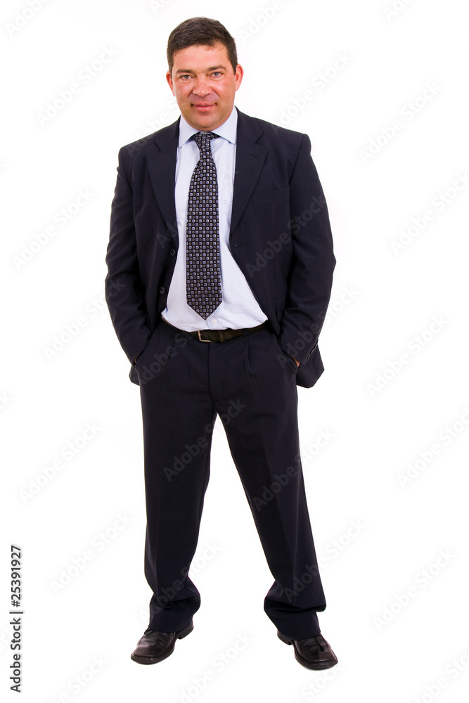 mature business man full body isolated on white background mature business man full body isolated on white background
