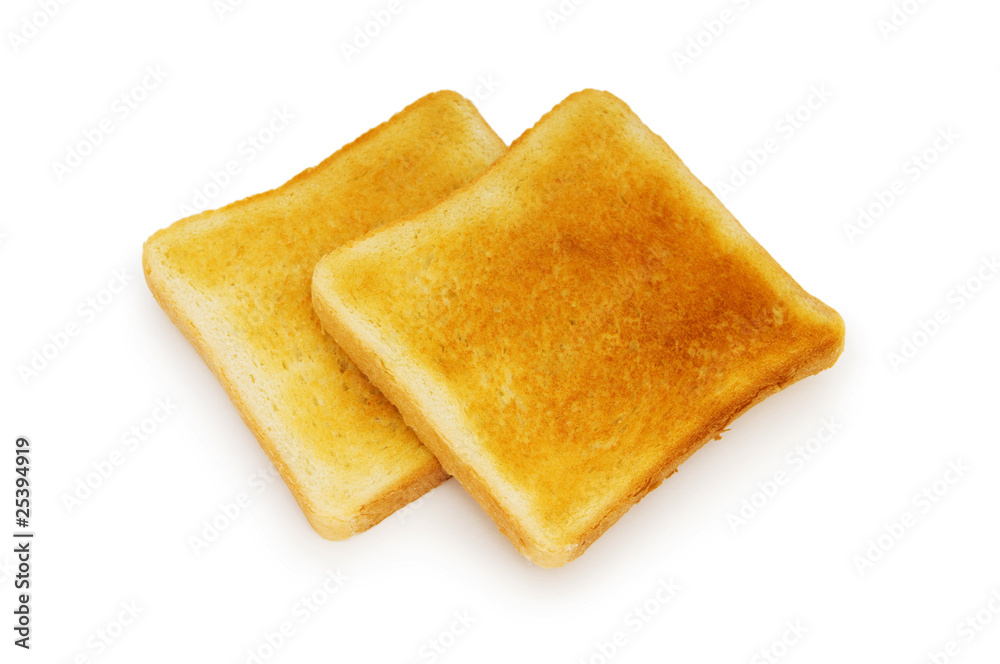 Sliced bread isolated on the white background Sliced bread isolated on the white background