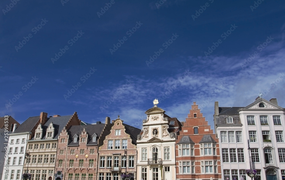 Ghent waterfront in Belgium