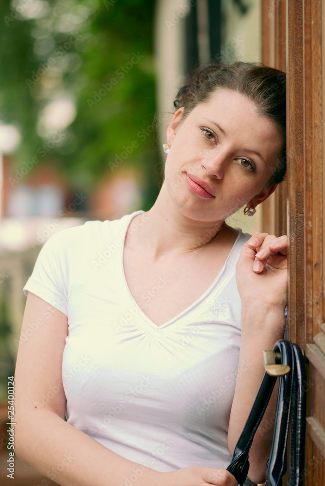 Girl outside Girl outside