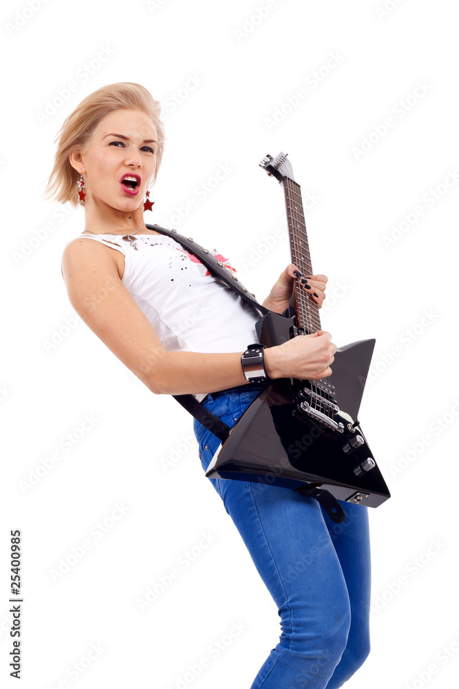 woman screaming while playing
