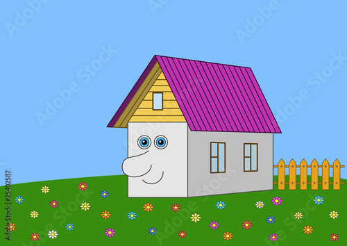 The house with a human face
