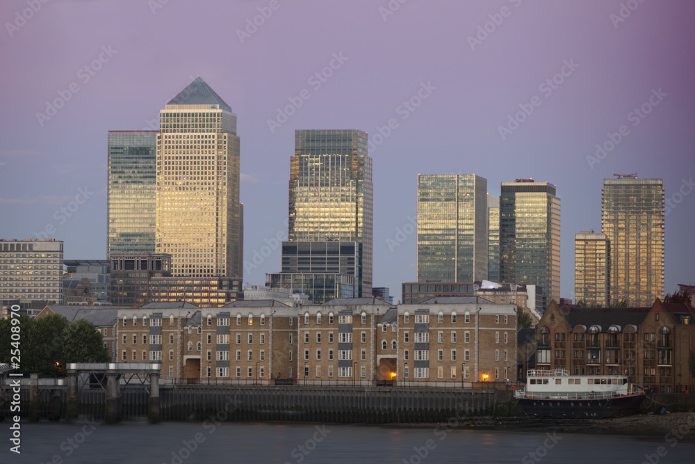 Obraz premium Canary Wharf.