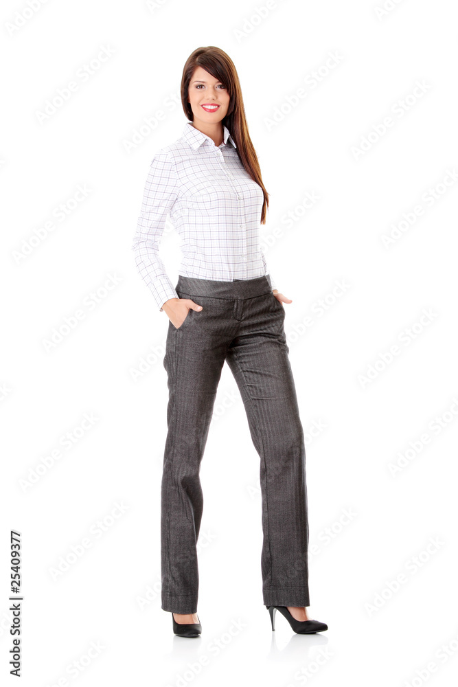 Young happy businesswoman Young happy businesswoman