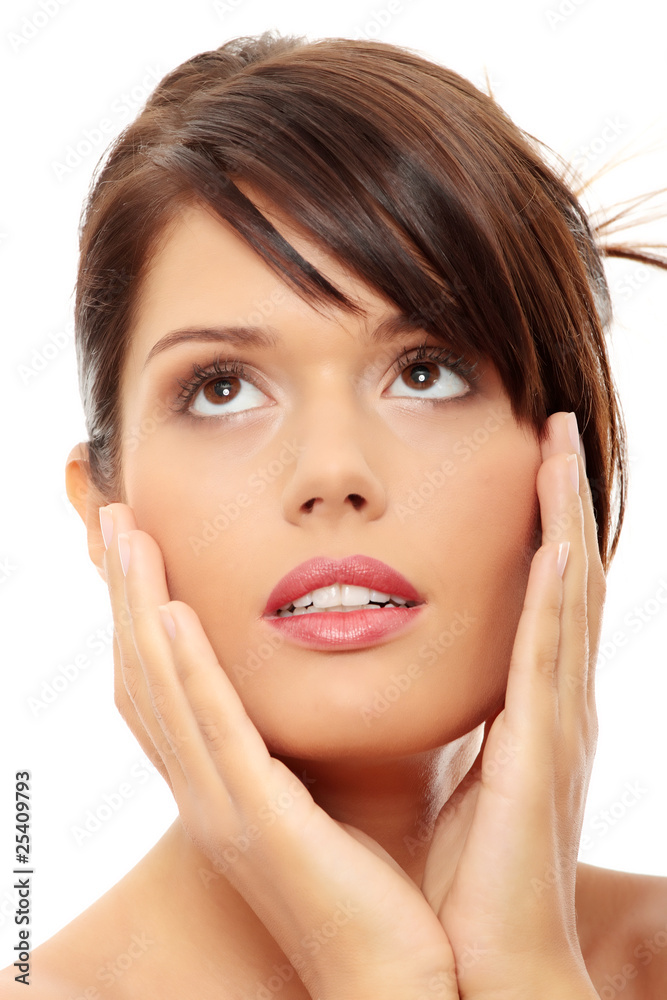 Beautiful woman's face