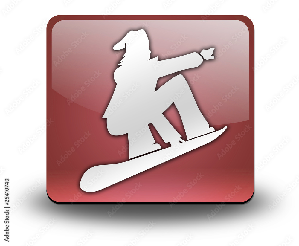 Red 3D Effect Icon 