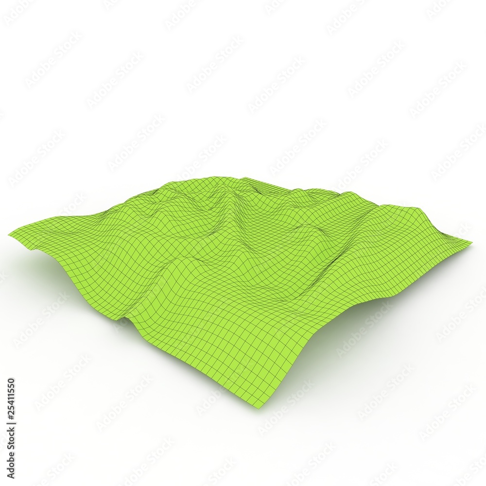Fototapeta premium abstract 3d landscape